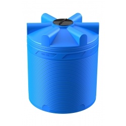 Емкость 9000 литров цилиндрическая (голубой) Polimer Group V-9000