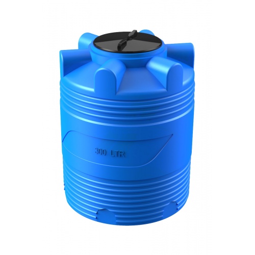 Емкость цилиндрическая V-300 (голубой) Polimer Group купить в интернет магазине Санрай73