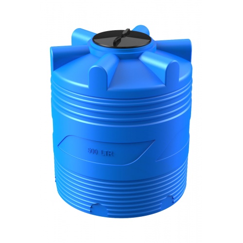 Емкость цилиндрическая V-500 (голубой) Polimer Group купить в интернет магазине Санрай73