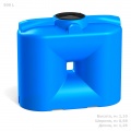 Емкость прямоугольная S-500 (голубой) Polimer Group