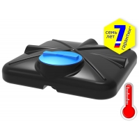 Бак для душа Роса 160 л с подогревом, с лейкой Polimer Group