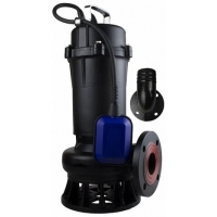 Насос 50WQD8-16-1.1F фекальный LEO с поплавком, крыльчатка чугун