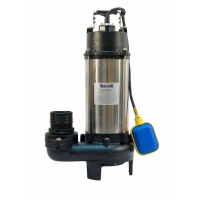 Насос V2200DF фекальный Vodotok с поплавком, нож сталь