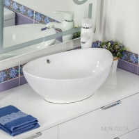 Раковина Melana MLN-7027A, накладная на столешницу