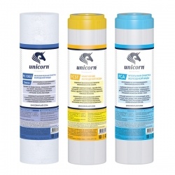 Комплект картриджей для FPS 3 (PS1005S, FCST, FCA) UNICORN (K-ST) умягчение