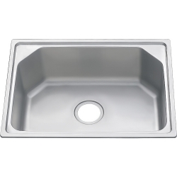 Мойка для кухни MELANA 5543 U 0,8/180 врезная прямоугольная с сифоном