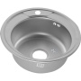Мойка для кухни MELANA 490 0,8/180 врезная круглая с сифоном