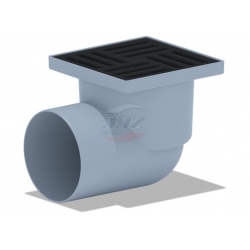 Трап горизонтальный 110 (150х150)  чугун решетка СУХОЙ TQ1116 Ани Пласт