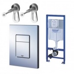 Инсталляция д/унитаза GROHE 38 772 001 RAPID SL квадрат, б/пр
