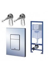 Инсталляция д/унитаза GROHE 38 772 001 RAPID SL квадрат, б/пр