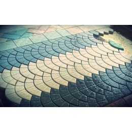 Плитка тротуарная Банан (4 см)