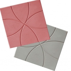 Плитка тротуарная Квадрат Цветок