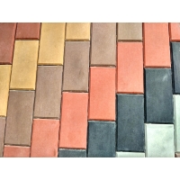 Брусчатка тротуарная Кирпич шагрень (4,5 см)