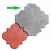 Плитка тротуарная Клевер краковский (элемент 1)