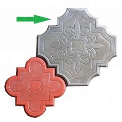 Плитка тротуарная Клевер краковский (элемент 1)