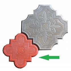 Плитка тротуарная Клевер краковский (элемент 2)