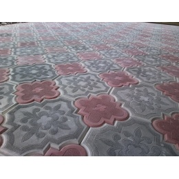 Плитка тротуарная Клевер краковский (элемент 1)