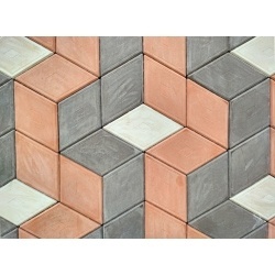 Плитка тротуарная ромбовидная Штамп