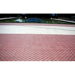 Плитка тротуарная Квадрат Сеть-паркет