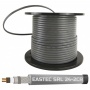 Кабель греющий саморегулирующийся Eastec SRL 24-2 CR, 24 Вт/м, монтаж на трубу, с оплеткой