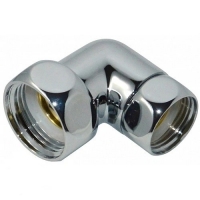 Угловое соединение 3/4"вр х 3/4"вр хром для полотенцесушителя