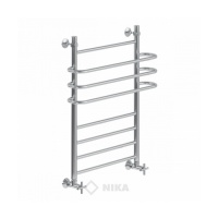 Полотенцесушитель 80/40/64 НИКА MIX Вираж/ Прямая водяной нижнее подключение