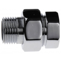 Американка 1/2"вр х 1/2"нр для полотенцесушителя хром прямая