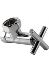 Вентиль 1"вр х 3/4"вр запорный угловой для полотенцесушителя