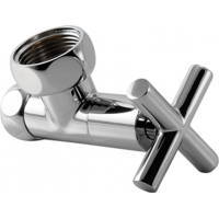 Вентиль 1"вр х 3/4"вр запорный угловой для полотенцесушителя