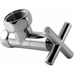 Вентиль 1"вр х 3/4"вр запорный угловой для полотенцесушителя