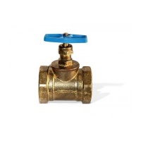 Клапан пожарный прямой муфта-муфта Ду-50 латунный 15БЗР