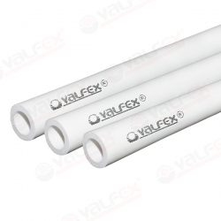 Труба 75х12,5 мм Valfex PP-R белый, PN 20, SDR 6