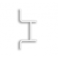 Мост радиаторный 3/4", межосевое расстояние 500 мм, с приварным стаканом