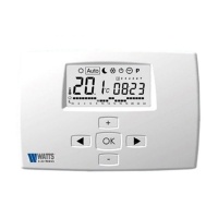 Терморегулятор накладной комнатный Watts с LCD-дисплеем Milux-RF (5-35 С,10А,220В)