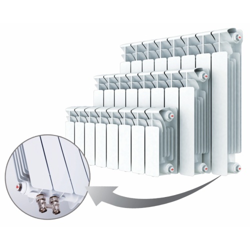 Радиатор биметаллический RIFAR BASE VENTIL 500 BVR 12 cекций нижнее подключение купить в интернет магазине Санрай73
