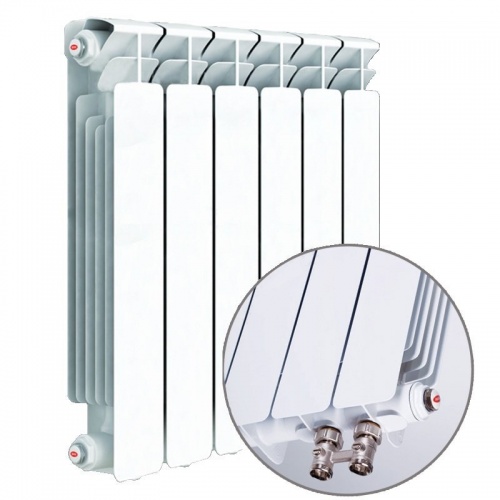 Радиатор биметаллический RIFAR BASE VENTIL 500 BVR 6 cекций нижнее подключение купить в интернет магазине Санрай73