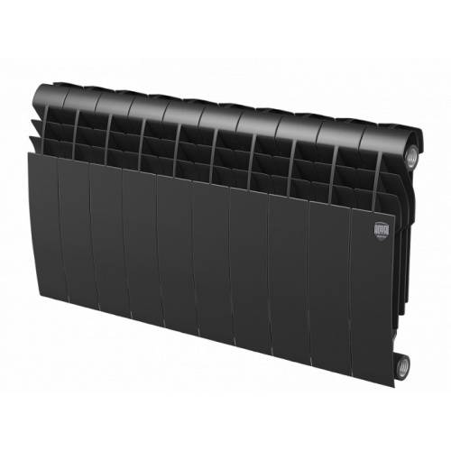 Радиатор биметалл RT BiLiner 350/87/10 секц Noir Sable VDR (черный) купить в интернет магазине Санрай73