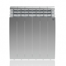 Радиатор алюминиевый RT BiLiner Alum 500/87/8 секц Silver Satin (серебристый)