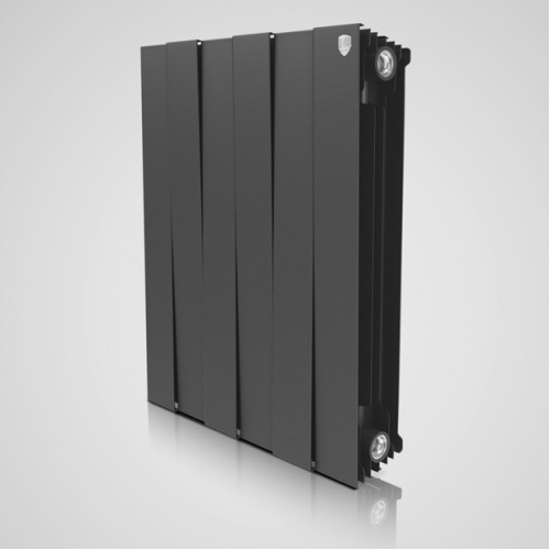Радиаторы биметалл RT PianoForte 500/100/6 секц Noir Sable(черный) купить в интернет магазине Санрай73