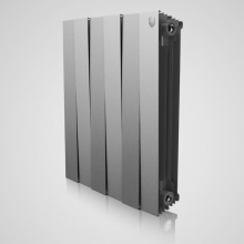 Радиаторы биметалл RT PianoForte 500/100/8 секц Silver Satin(серебристый)