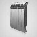 Радиатор биметалл RT BiLiner 500/87/6 секц Silver Satin (серебристый)