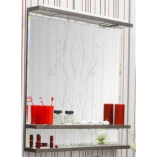 Зеркало РУМБА 120 венге-серебро Sanflor купить в интернет магазине Санрай73
