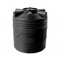 Емкость 500 литров цилиндрическая (черный) Polimer Group V-500