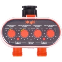 Таймер для полива двухканальный "Жук" ТЭ-21 электронный