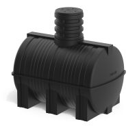 Емкость 3000 литров подземная (черный) Polimer Group D-3000