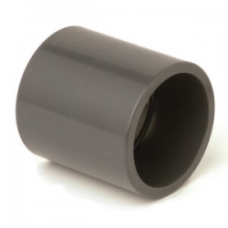 Муфта прямая клеевая ПВХ d40