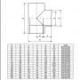 Тройник клеевой 90° d50 EFFAST, Италия