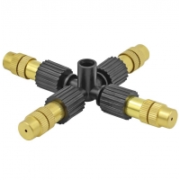 Туманообразователь 4 сопла медный Green Helper