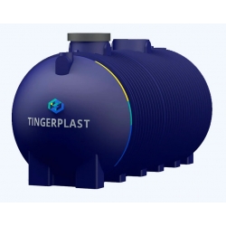 Емкость 20000 литров подземно-надземная Tingerplast, синяя PE 20