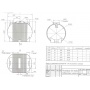 Емкость 30000 литров подземно-надземная Tingerplast, синяя PE 30